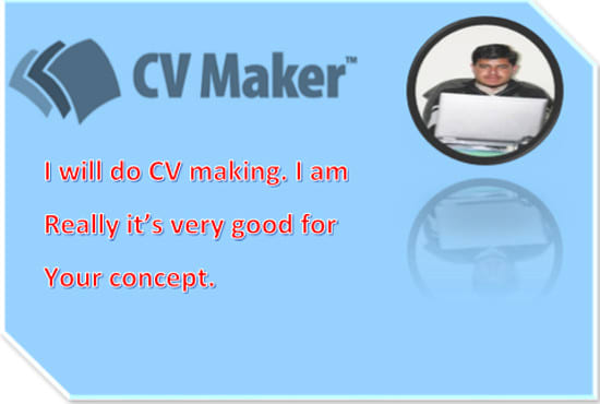 I will do cv making its really good for your concept