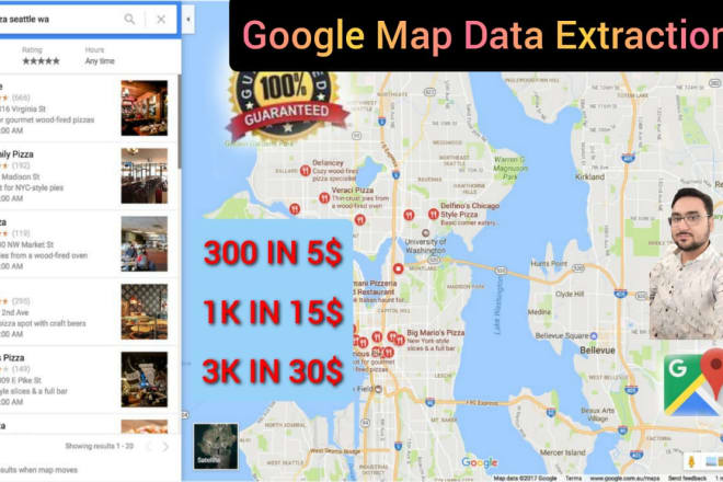I will do google map data extractor