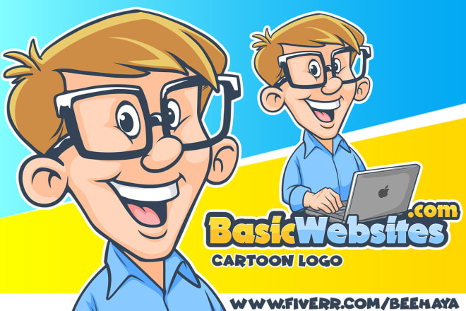 I will do high quality mascot cartoon portrait logo from your photo