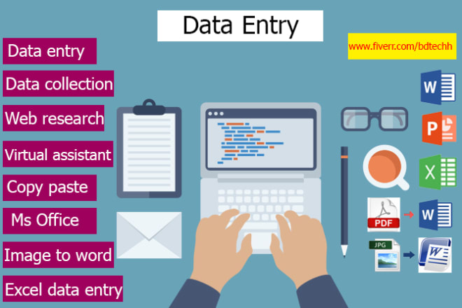 I will do online data entry,data mining,web research and copy paste