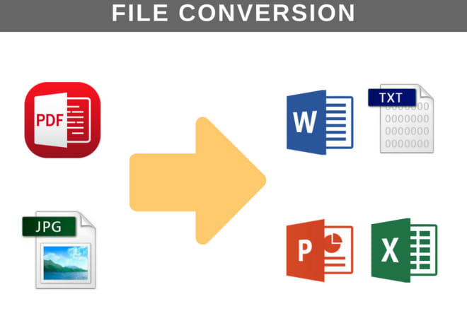 I will do PDF conversion, data entry, transcription