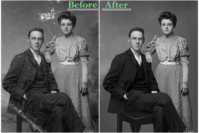 I will do photo restoration, restore old photo and enhancing