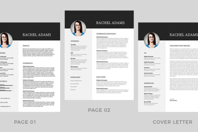 I will do professional resume writing, cv or cover letter writing