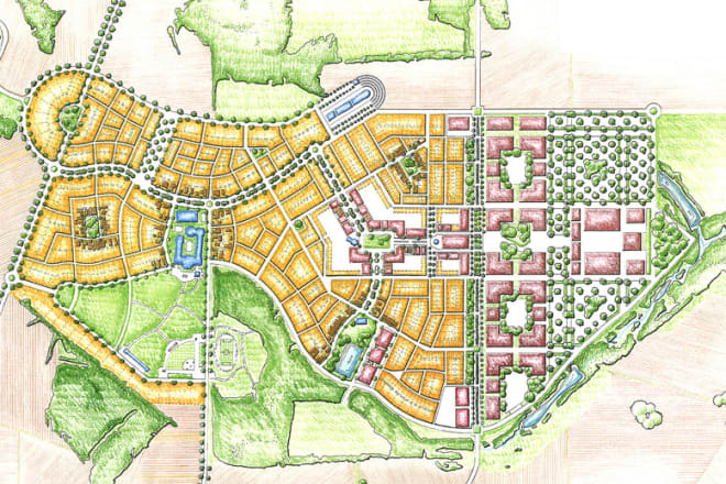 I will do professional urban design and town planing
