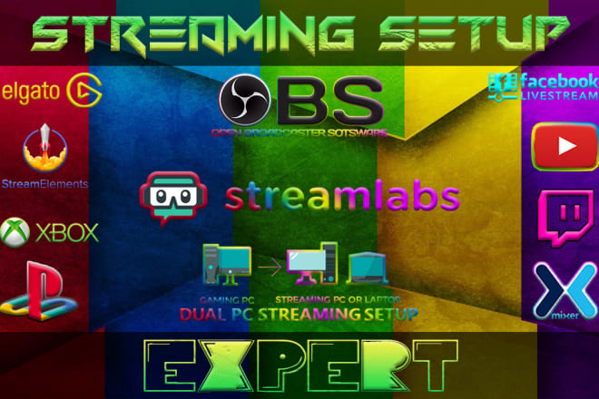 I will do setup of streamlab for streaming on youtube, twitch etc