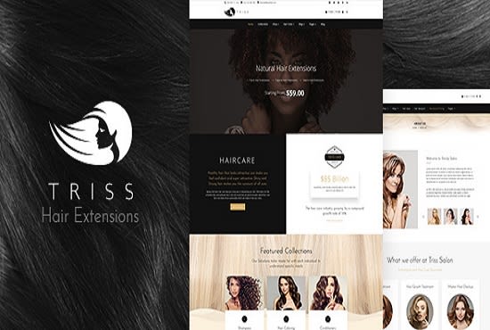 I will do spa, makeup, hair and beauty salon wordpress website