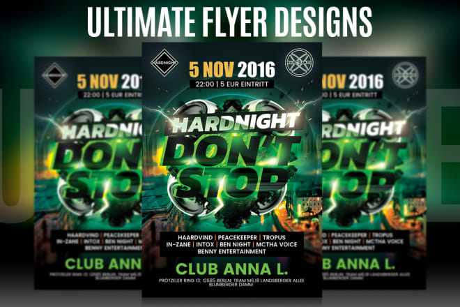 I will do stunning flyer for party, club, dj, event promotions