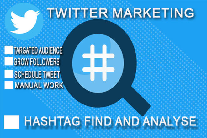 I will do twitter marketing and grow organic followers