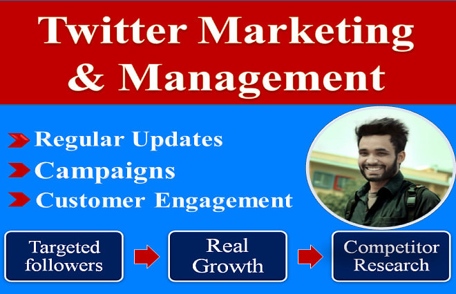I will do twitter marketing and promotion with organic growth