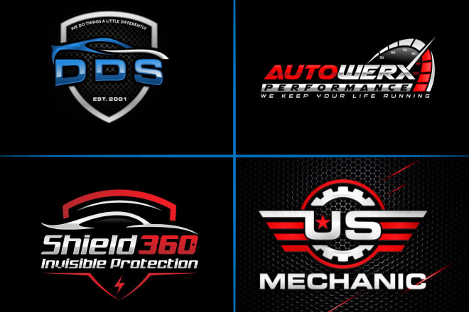 I will do unique car racing and automotive business logo within 24 hours