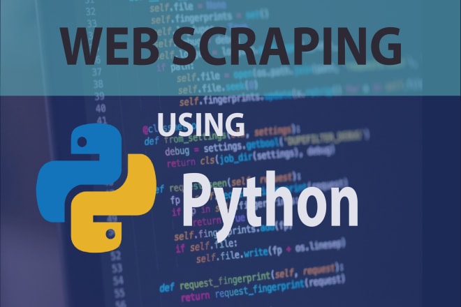 I will do web scraping, data mining and data extraction with python