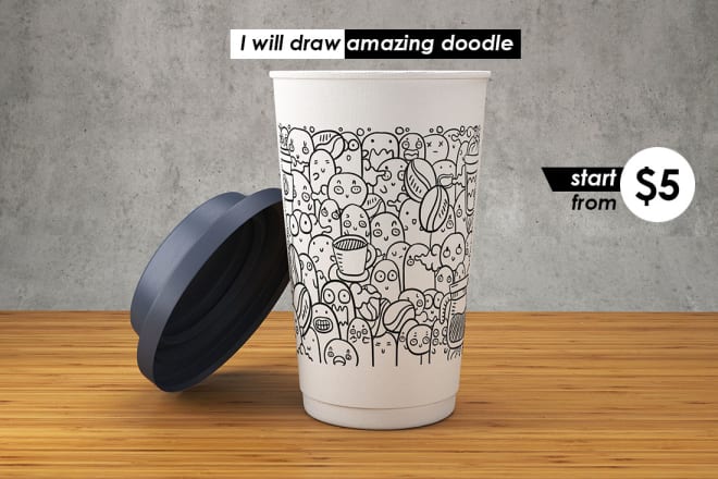 I will draw amazing doodle for all needs