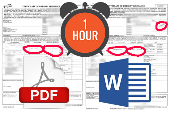 I will edit pdf,scan document, statement,photoshop document editing