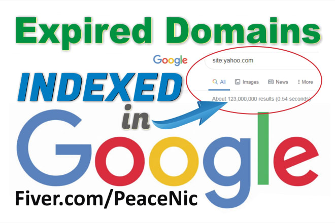 I will find 100 expired domains indexed in google