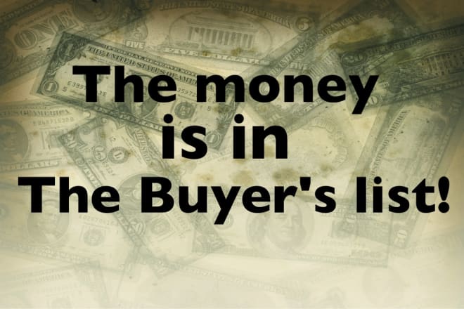 I will find verified cash buyers for a real estate business