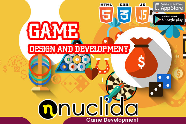 I will games design and development HTML5 and app