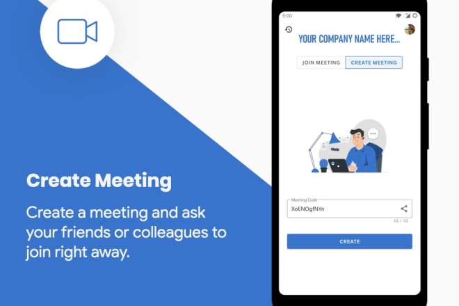 I will give zoom like video conference and meeting android app