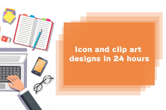 I will help you make simplistic icon or vector designs in 24 hours