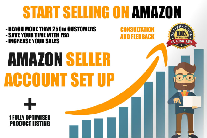 I will help you to set up an amazon seller account