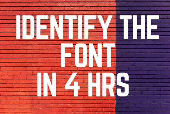I will identify find font what font is of logo image pdf in 4hrs