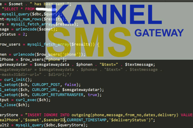 I will install and configure kannel sms gateway for you