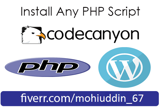 I will install and configure your any PHP scripts