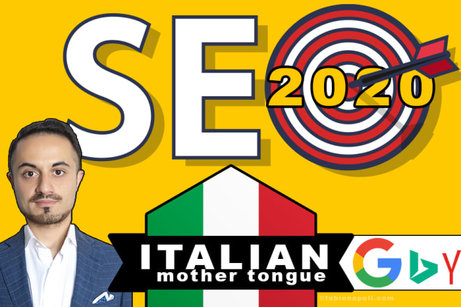 I will italian SEO expert first page on google italy mother tongue