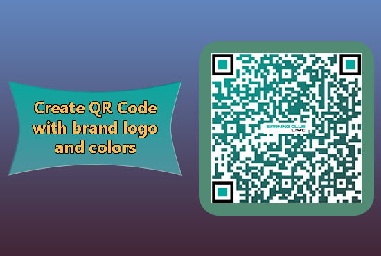 I will make customize qr code design with your business logo