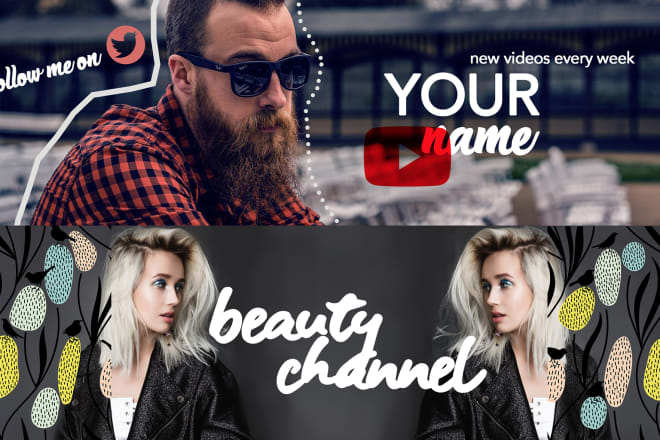 I will make you an awesome youtube channel art banner