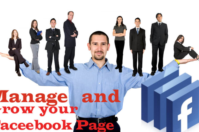 I will manage and grow your facebook page and optimize everything