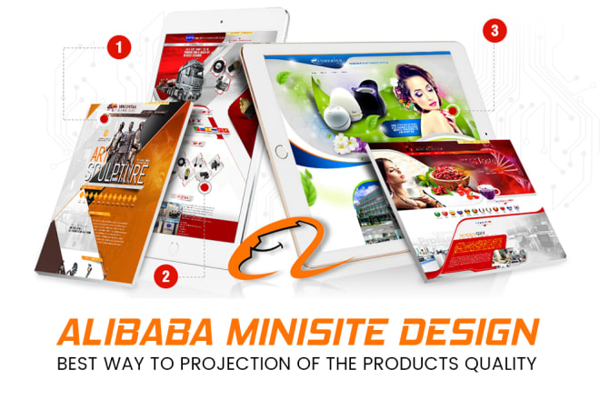 I will offer alibaba minisite design and services