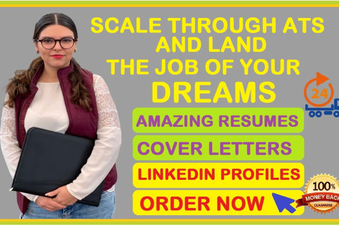 I will offer ats resume writing service, cv and cover letter, resume and linkedin