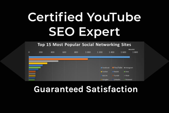 I will optimize your youtube channel SEO as a certified expert