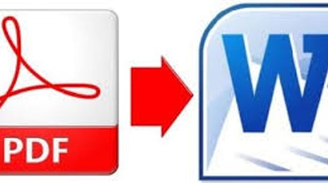 I will pdf into word document