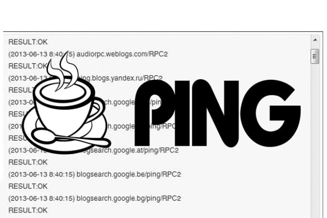 I will ping your website to make it Search Engine Friendly