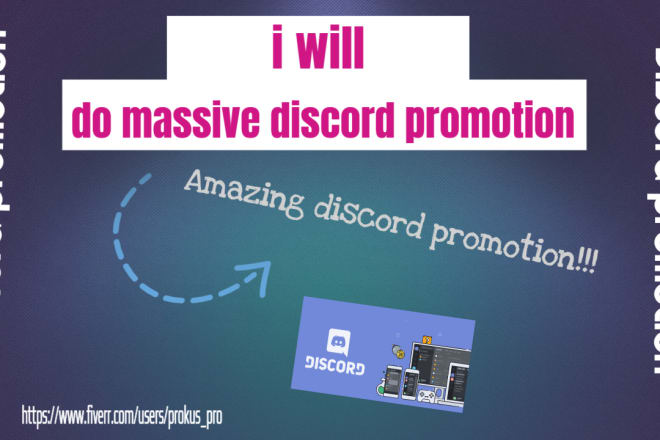 I will promote and shoutout your discord to server real active 700k members