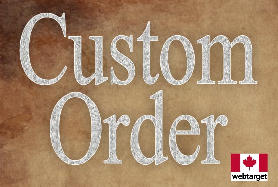 I will provide a custom service