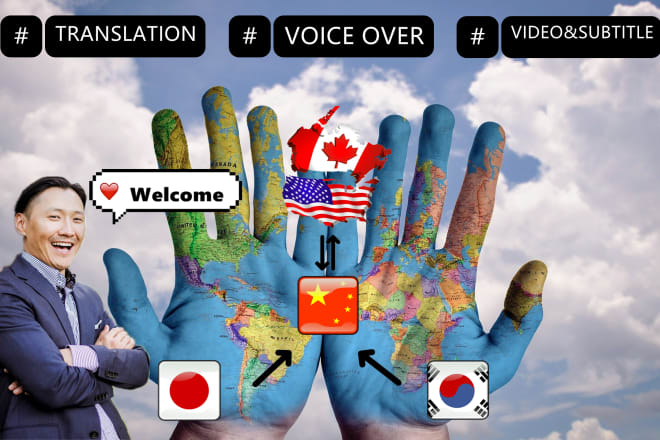I will provide professional english and chinese translation plus japanese and korean