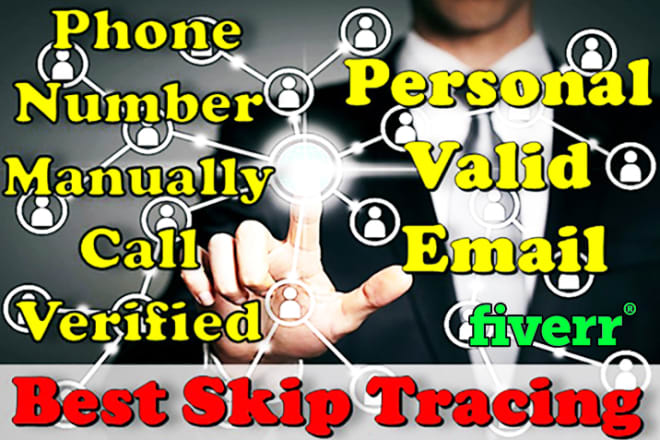 I will provide skip tracing service for real estate business