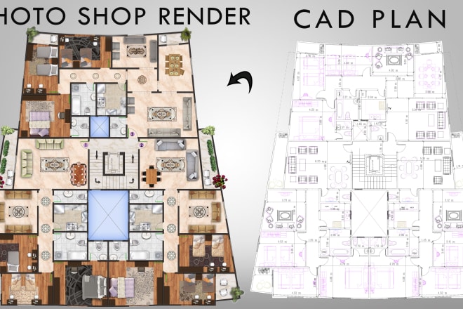I will redraw floor plans for real estate agents, property business