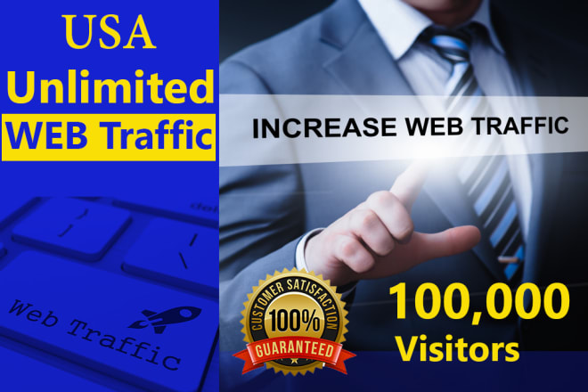 I will send 100,000 real traffic to your web site