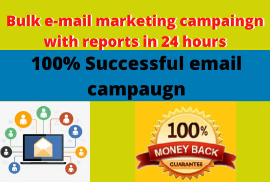 I will send bulk email marketing, bulk email blast, email campaign