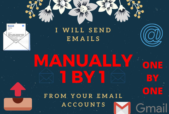 I will send emails manually one by one email marketing