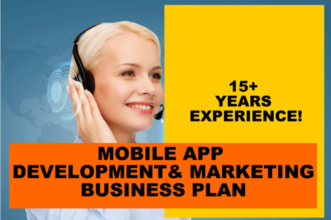 I will send mobile app marketing,development business plan template