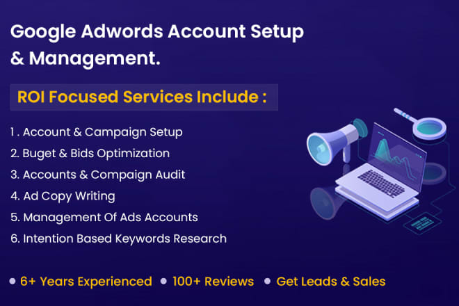 I will set up and manage your google adwords account