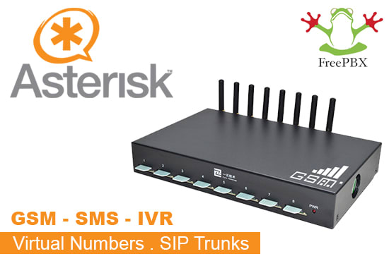 I will setup customized voip asterisk or freepbx for you