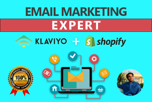 I will setup klaviyo email marketing automation sales funnel for shopify and ecommerce