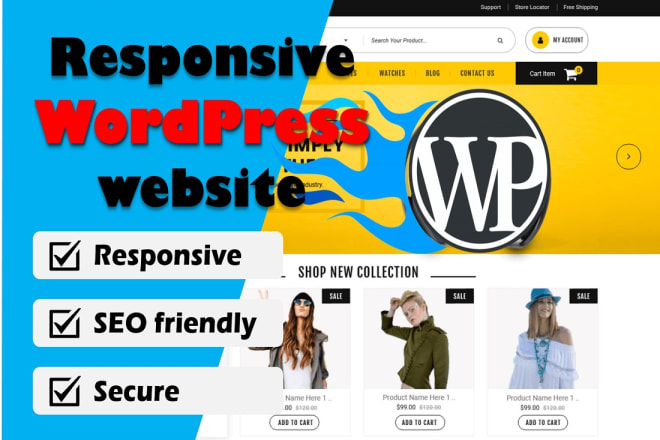 I will setup wordpress landing page with all media responsive