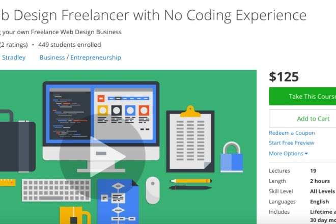 I will teach you to how to be a freelance web designer