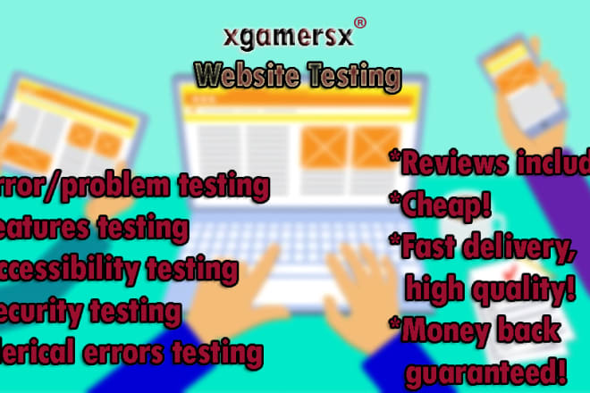 I will test and review your website